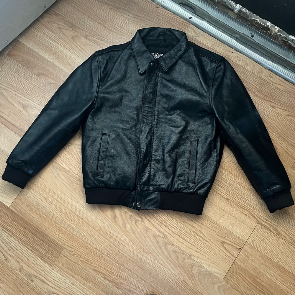 Classic Black Kids Bomber Jacket
